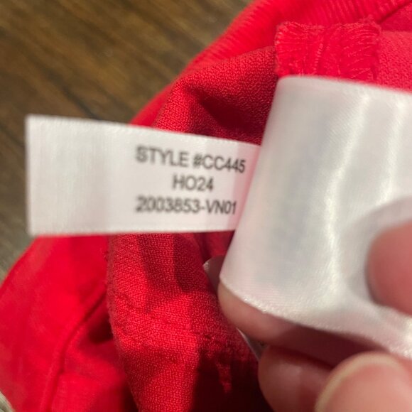 NWT J.Crew Red Corduroy Slim-Wide Pant Sz 32P Petite Sailor Radiant Ruby Red - Picture 11 of 11